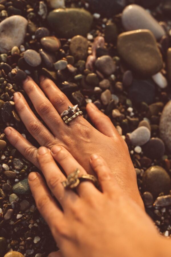 Χειροποίητο Δαχτυλίδι Ήλιος από ορείχαλκο | ΜΚ - Χειροποίητα Κοσμήματα